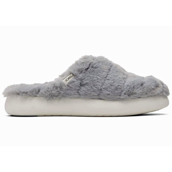 Toms Alpargata Mallow Mule Shoes Slippers Sneakers Mid Grey NIB - Picture 3 of 8